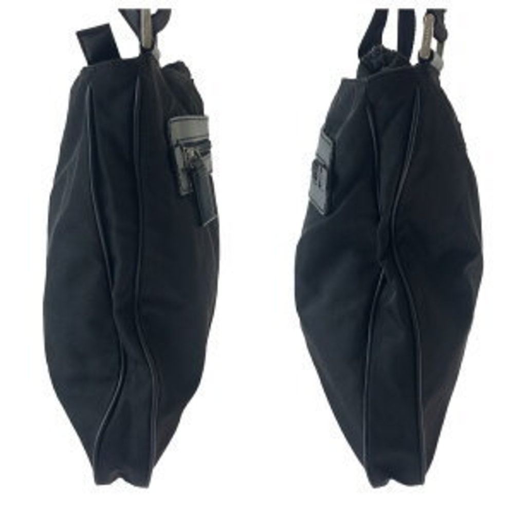 Prada Triangular Nylon Shoulder Black Tessuto Bag - image 7